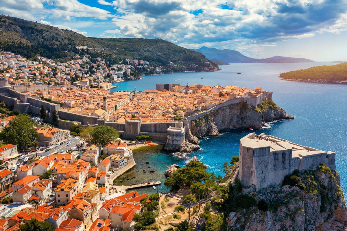 Panoramic View Of Dubrovnik, Croatia