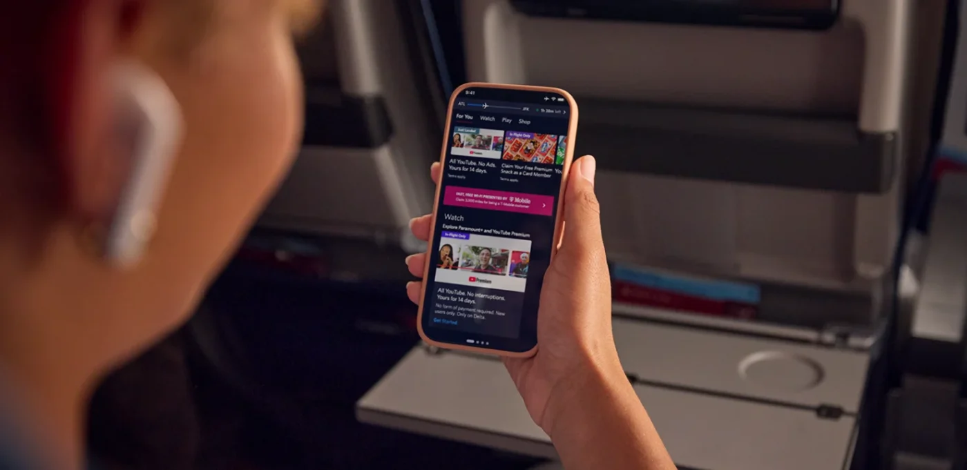 Delta welcomes YouTube and YouTube Premium onboard