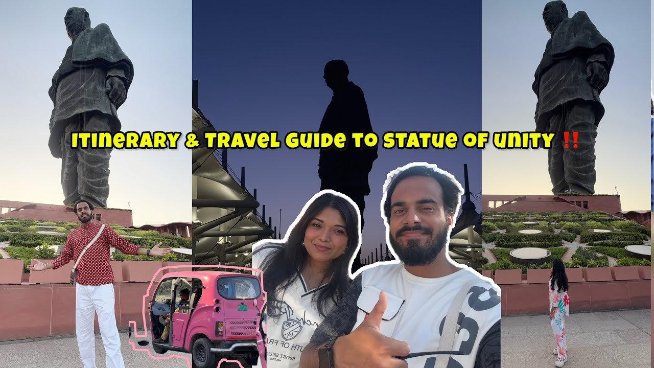 2/3 days Itinerary & Travel guide to Statue of Unity Gujarat #statueofunity #travelvlog #itinerary